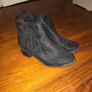 Black Suede Ankle Boots